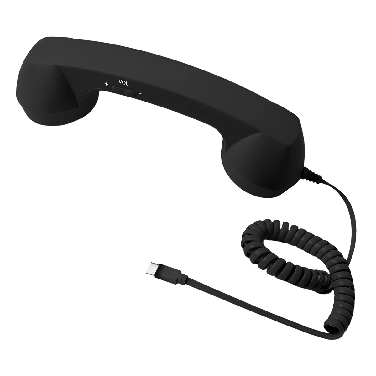 Auscultador Retro USB-C para Telemóvel – Chamadas com Estilo