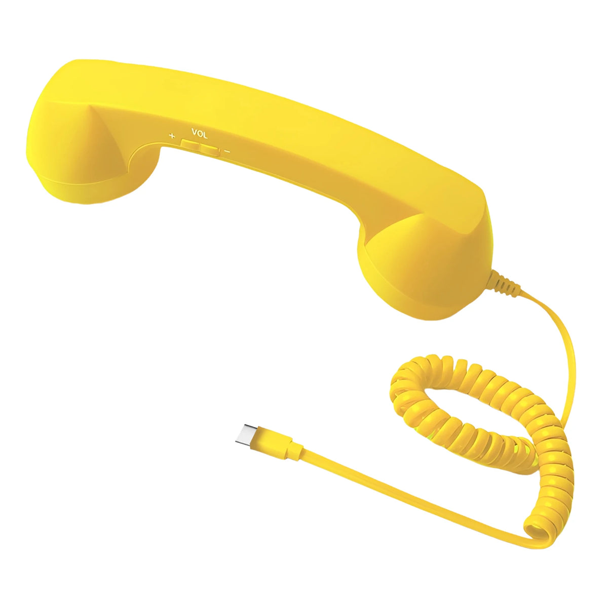 Auscultador Retro USB-C para Telemóvel – Chamadas com Estilo