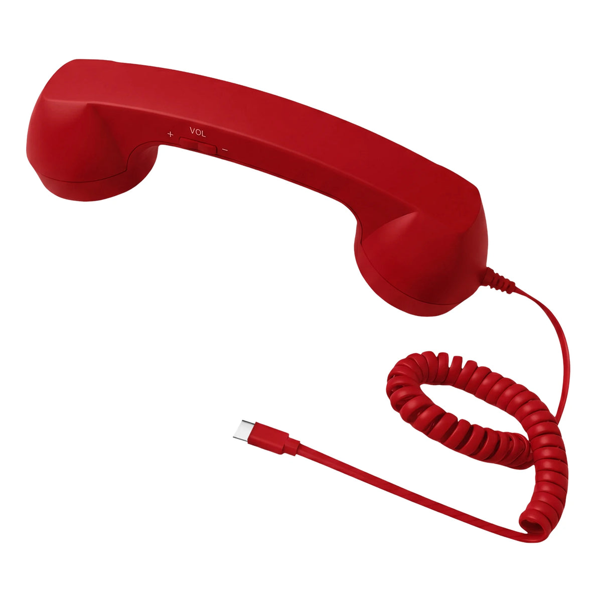 Auscultador Retro USB-C para Telemóvel – Chamadas com Estilo